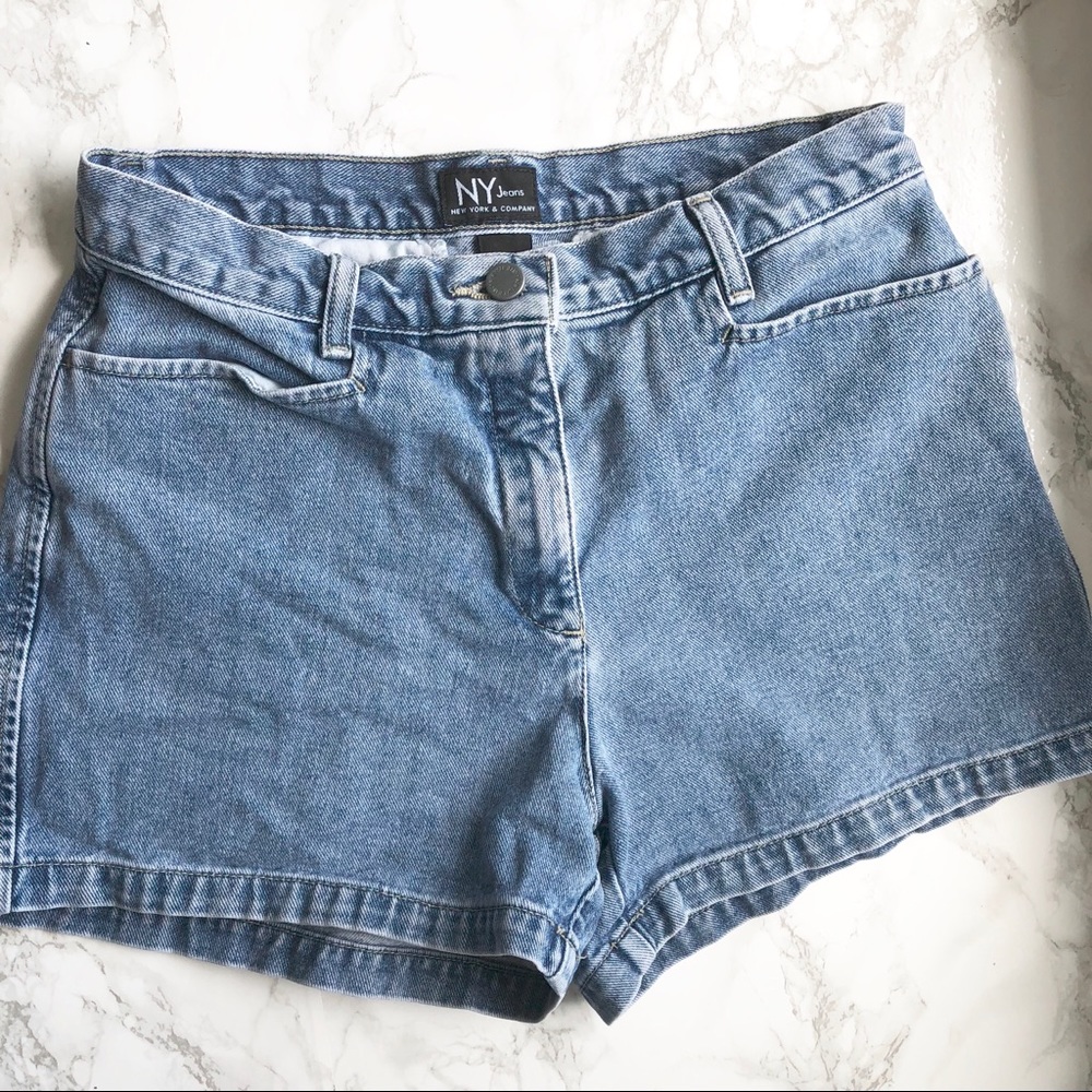Vintage High Rise New York & Company Denim Shorts